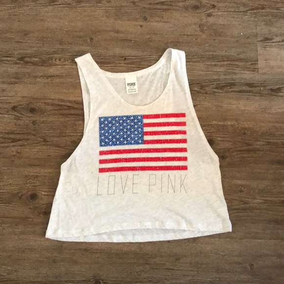 PINK Victoria's Secret Tops - XS PINK USA tank top ❤️